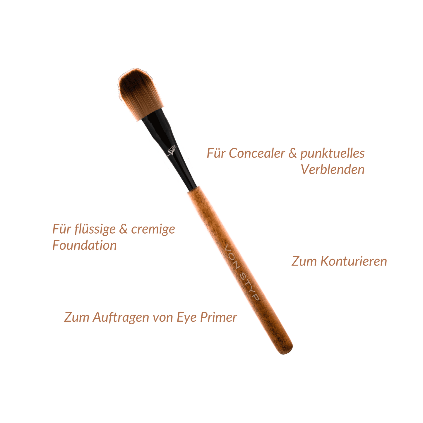 Birch Foundation Concealer Brush | F4