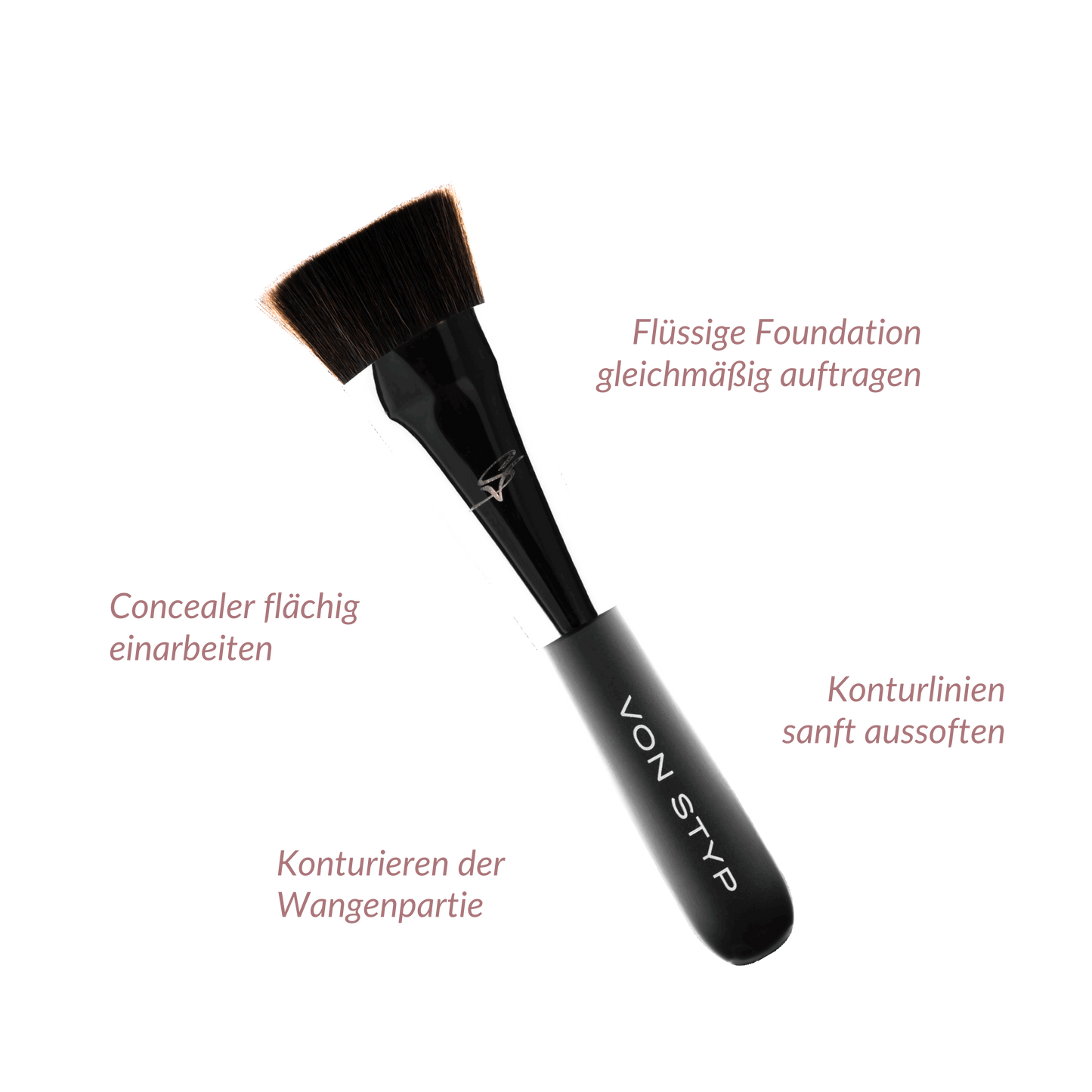 Mystique Flat Foundation Brush | F6