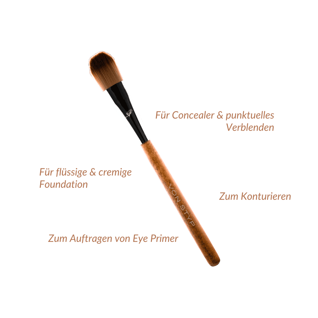 Birch Foundation-Concealer Brush | F4