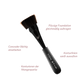 Mystique Flat Foundation Brush | F6